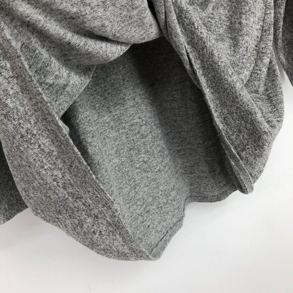 Aritzia Wilfred Free Grey Heathered Deep V neck 3/4 Sleeve Shirt size XS - Picture 13 of 15